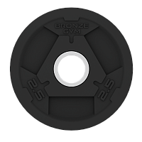 Диск олимпийский BRONZE GYM обрезиненный 2,5 кг