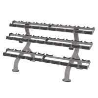 Стойка для гантелей Smith DR027, 3 полки