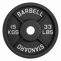 Диск 51 мм. чугунный окрашенный 15 кг, VictoryFit VF-SC511500