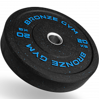 Диск бамперный BRONZE GYM 20 кг