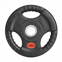 Диск 31 мм. обрезиненный с 3-мя хватами 1,25 кг, VictoryFit VF-S250125